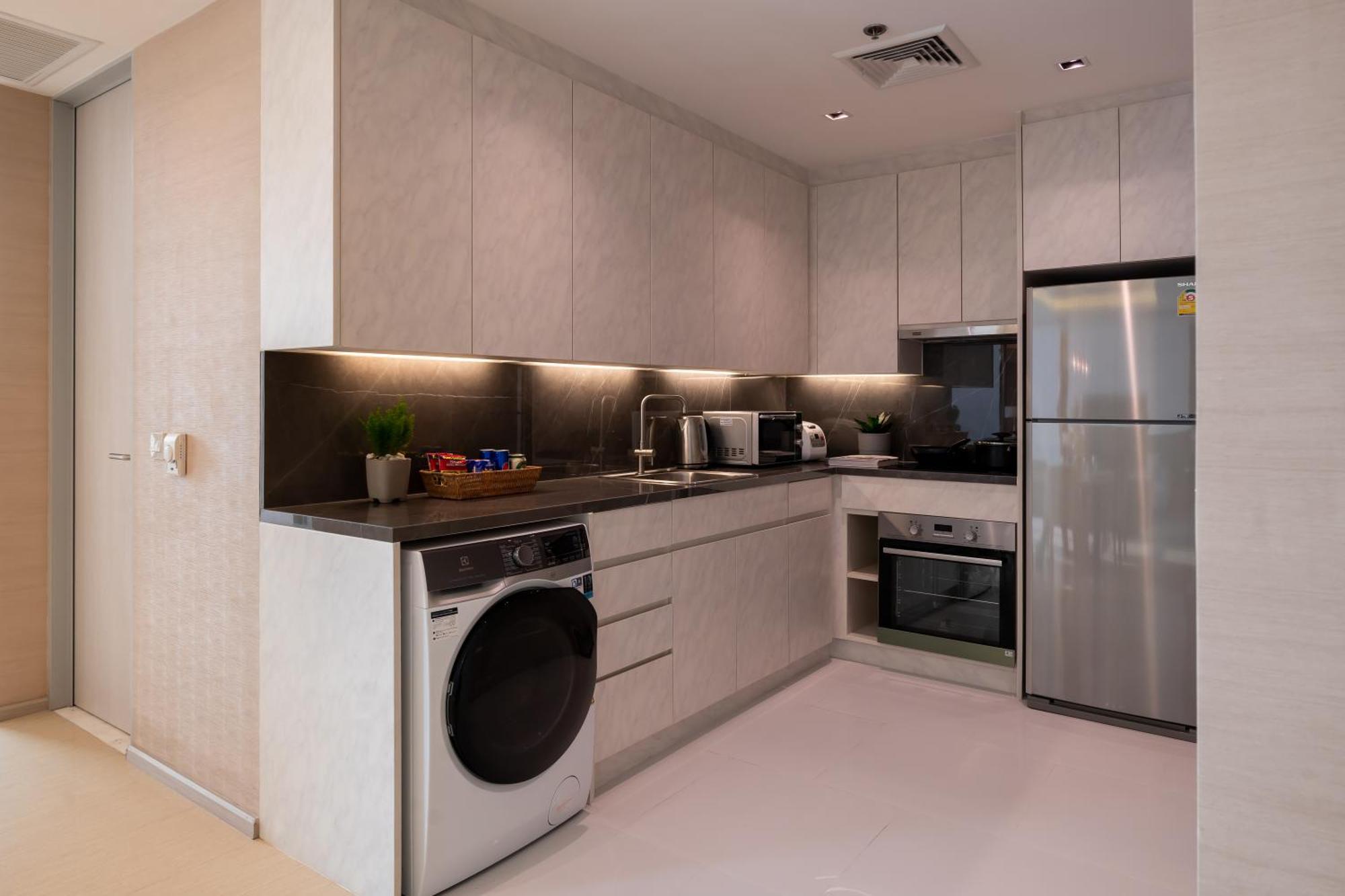 曼谷茉莉花59号酒店【SHA Plus+】 外观 照片 A kitchen in a residential apartment